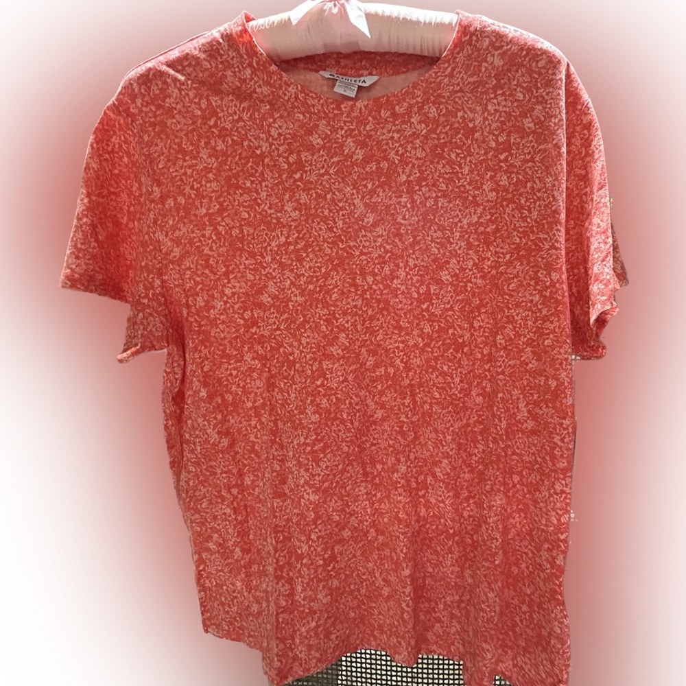 Athleta Daily Organic Tee shirt L NWT